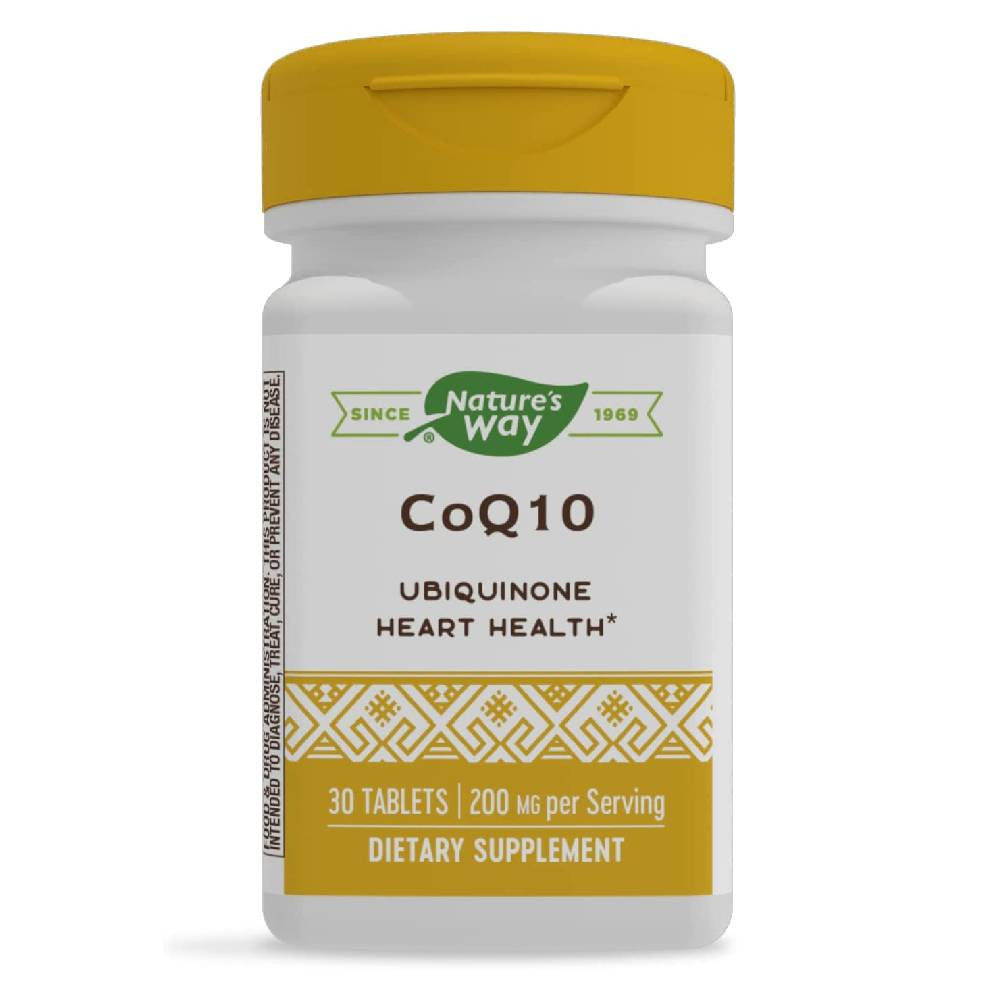 Enzymatic Therapy CoQ10, 200 mg, Scored Tablets, 30 ea