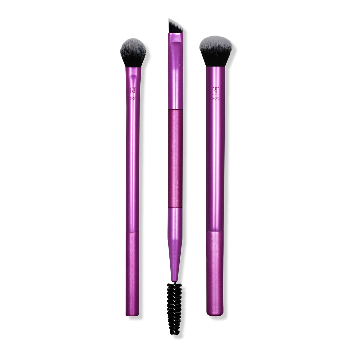 Real Techniques Eye Shade & Blend Eye Makeup Brush Trio Set, 3 ea