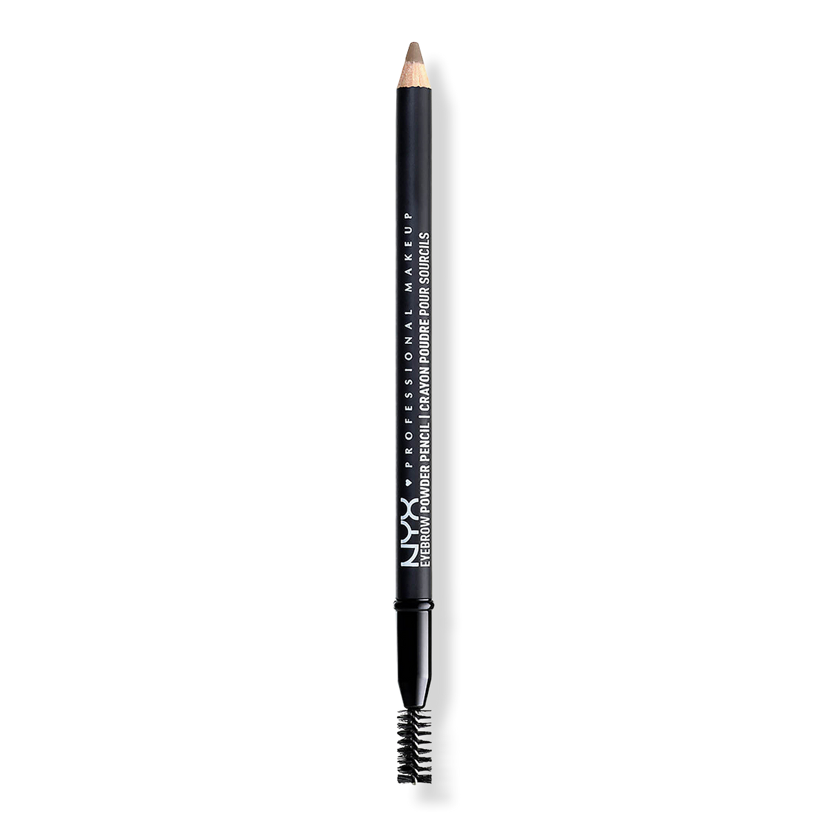 NYX Professional Makeup Eyebrow Powder Pencil Augenbrauenstift + Spoolie, Ash Brown, 0.05 oz