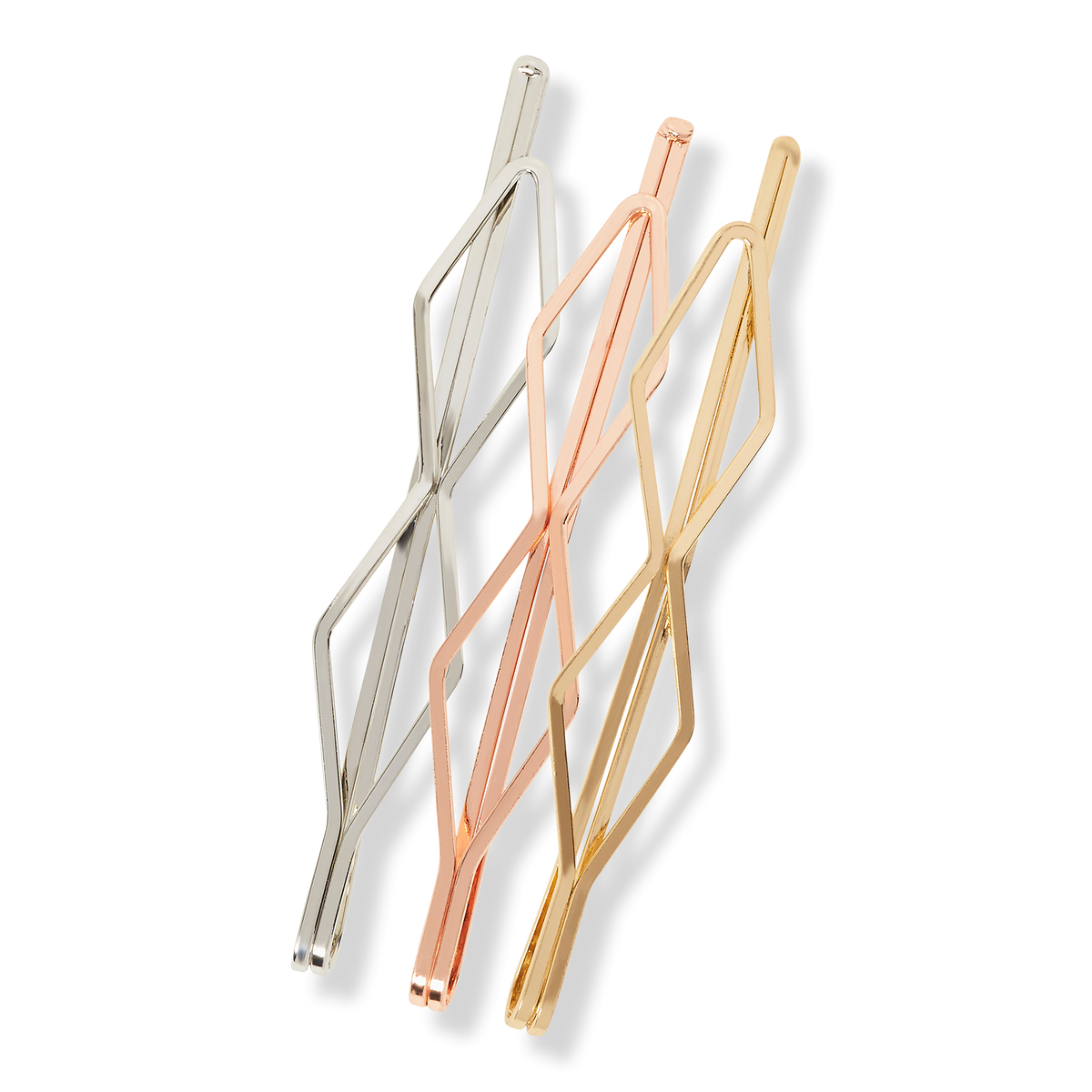 Kitsch Diamond Bobby Pins, 3 ea