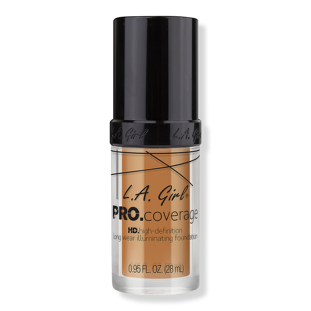 L.A. Girl Pro Coverage Liquid Foundation, Warm Beige, 0.95 oz