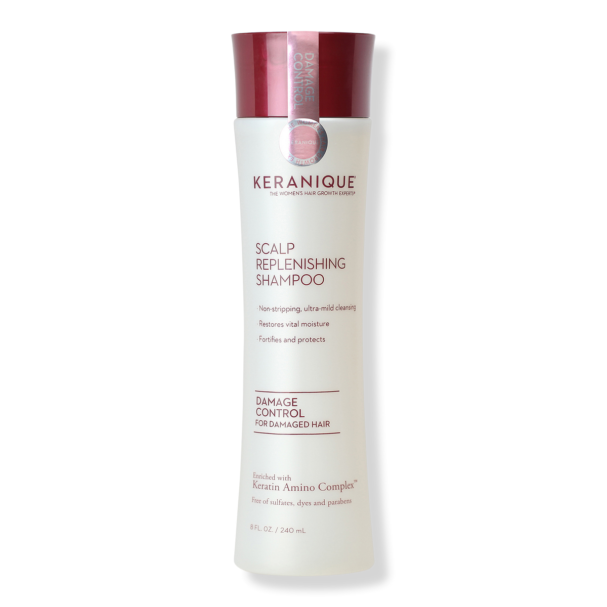 Keranique Damage Control Scalp Replenishing Shampoo für trockenes, geschädigtes Haar, 8 oz