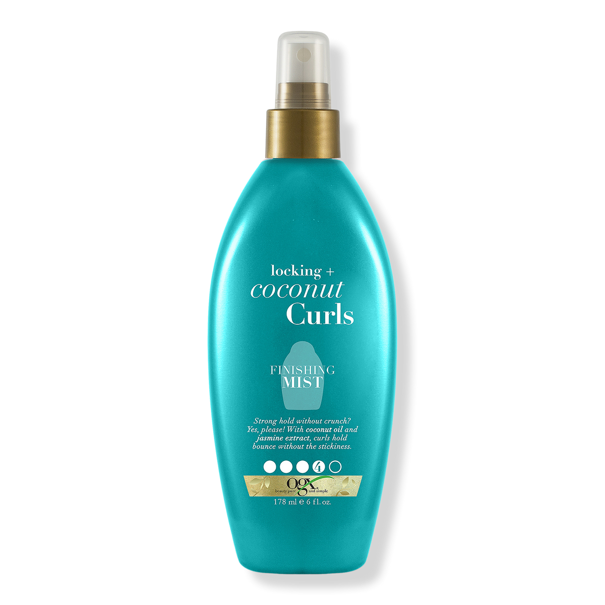 OGX Locking + Coconut Curls Finishing Mist Haarspray für Locken, 6 oz