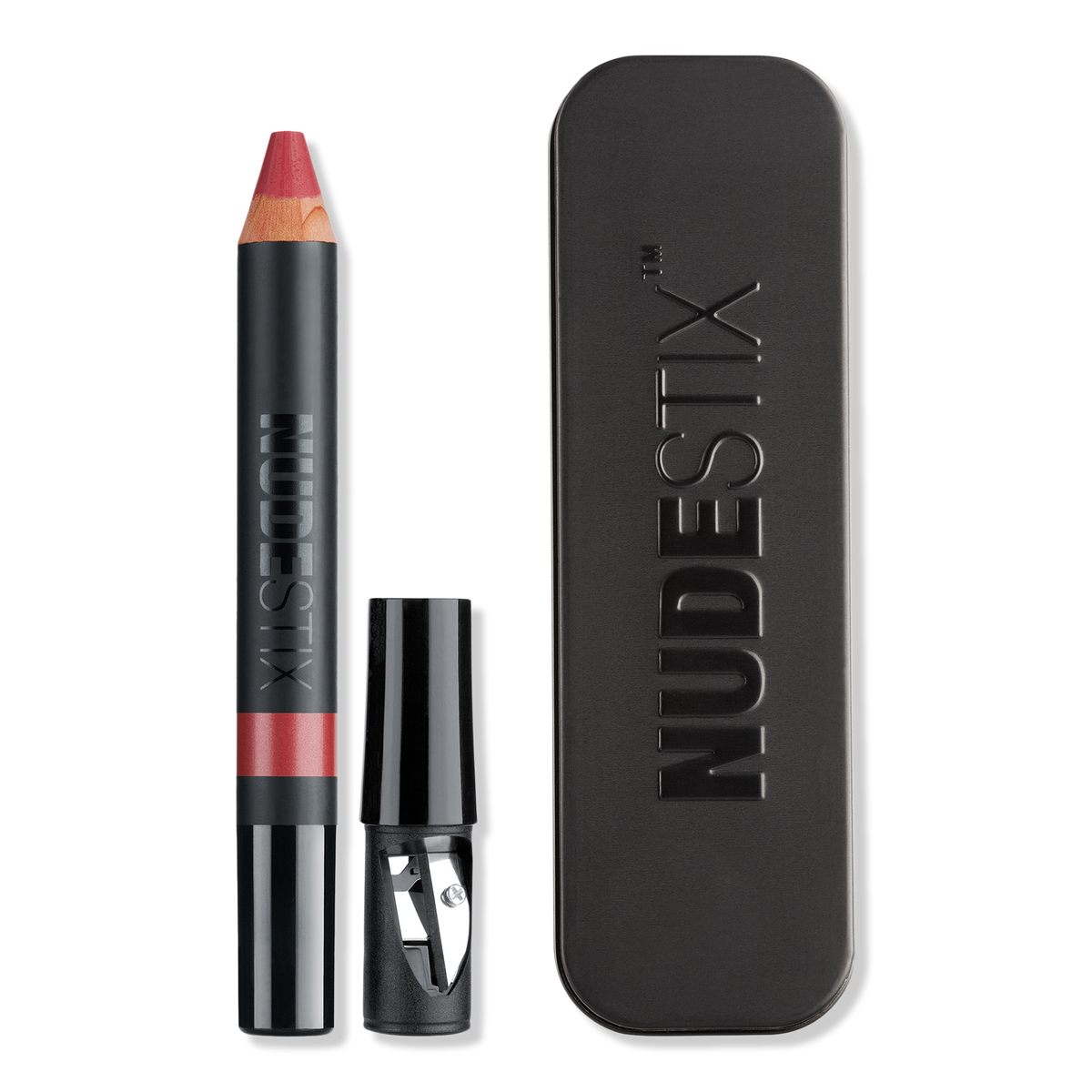NUDESTIX Cream Lip + Cheek Pencil Lippen- und Wangenstift, Sin, 0.088 oz