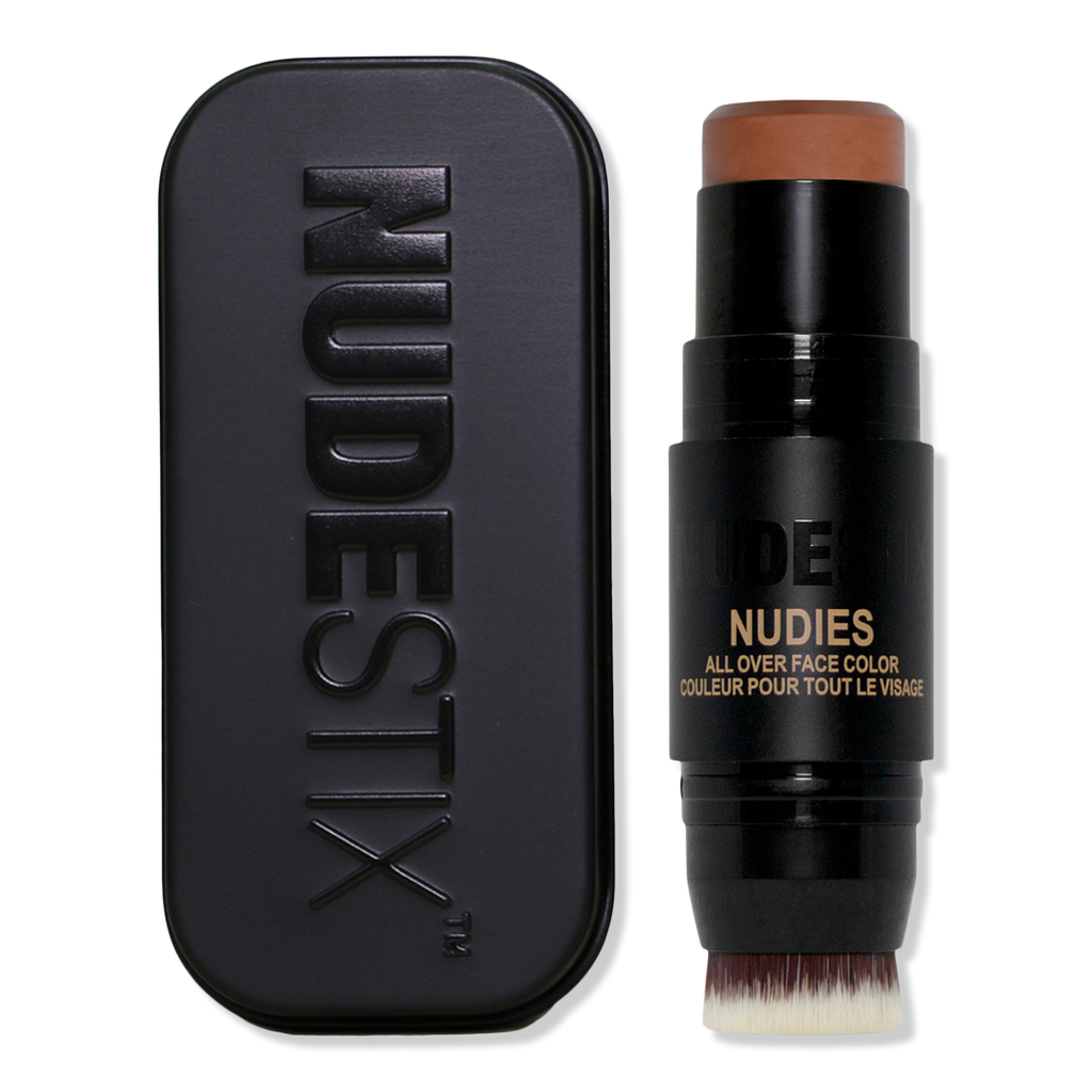 NUDESTIX NUDIES MATTE All Over Face Blush Color, Deep Maple, 0.25 oz