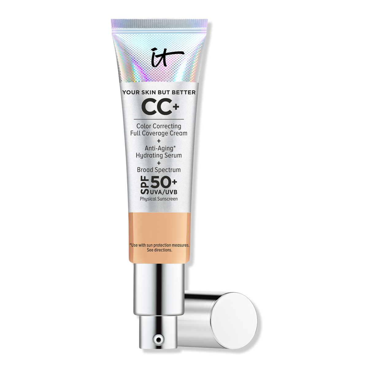 IT Cosmetics CC+ Cream mit SPF 50+, Medium Tan, 1.08 oz