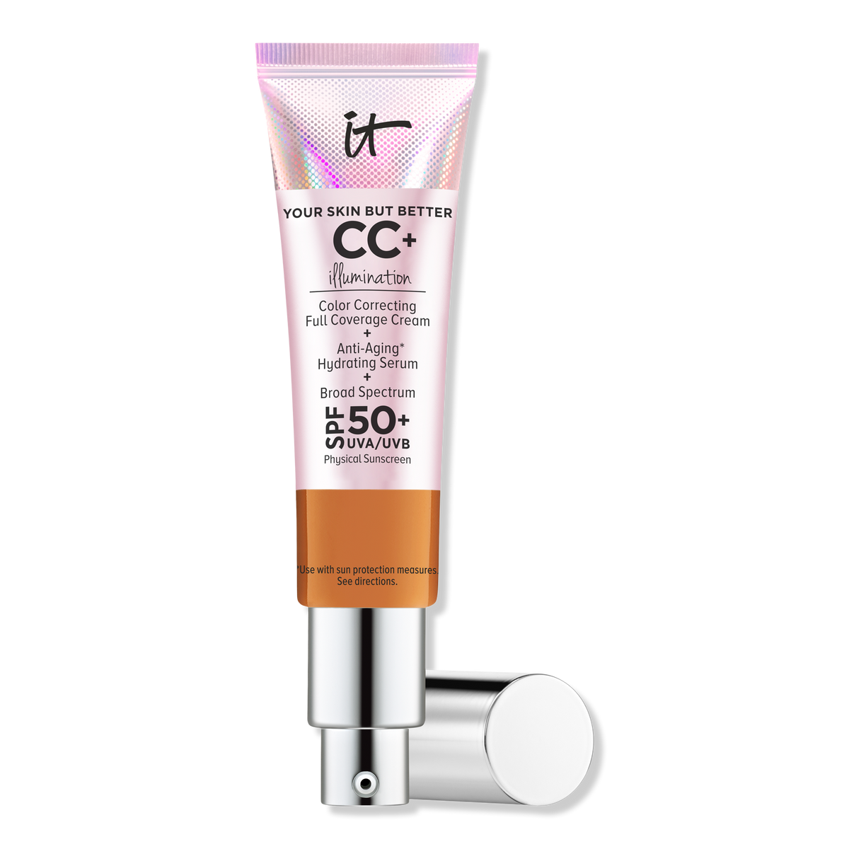 IT Cosmetics CC+ Cream Illumination Gesichtscreme, SPF 50+, Rich, 1.08 oz
