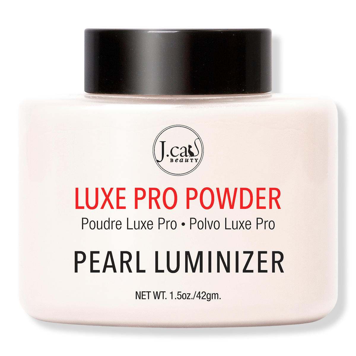 J.Cat Beauty Luxe Pro Powder Puder, Pearl Luminizer, 1.5 oz