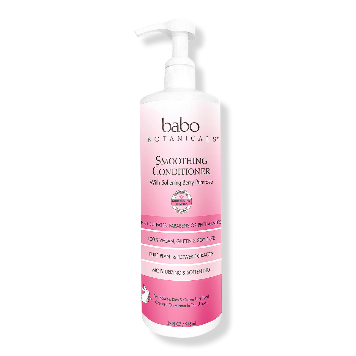 Babo Botanicals Smoothing Conditioner, 32.0 oz