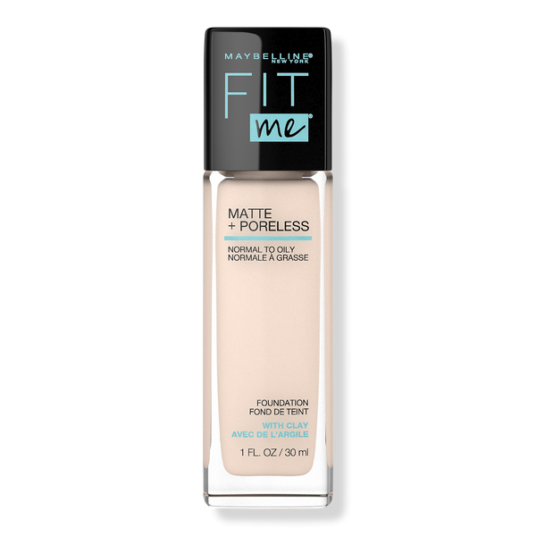 Maybelline Fit Me Matte + Poreless Liquid Foundation, Fair Ivory 105, 1 oz