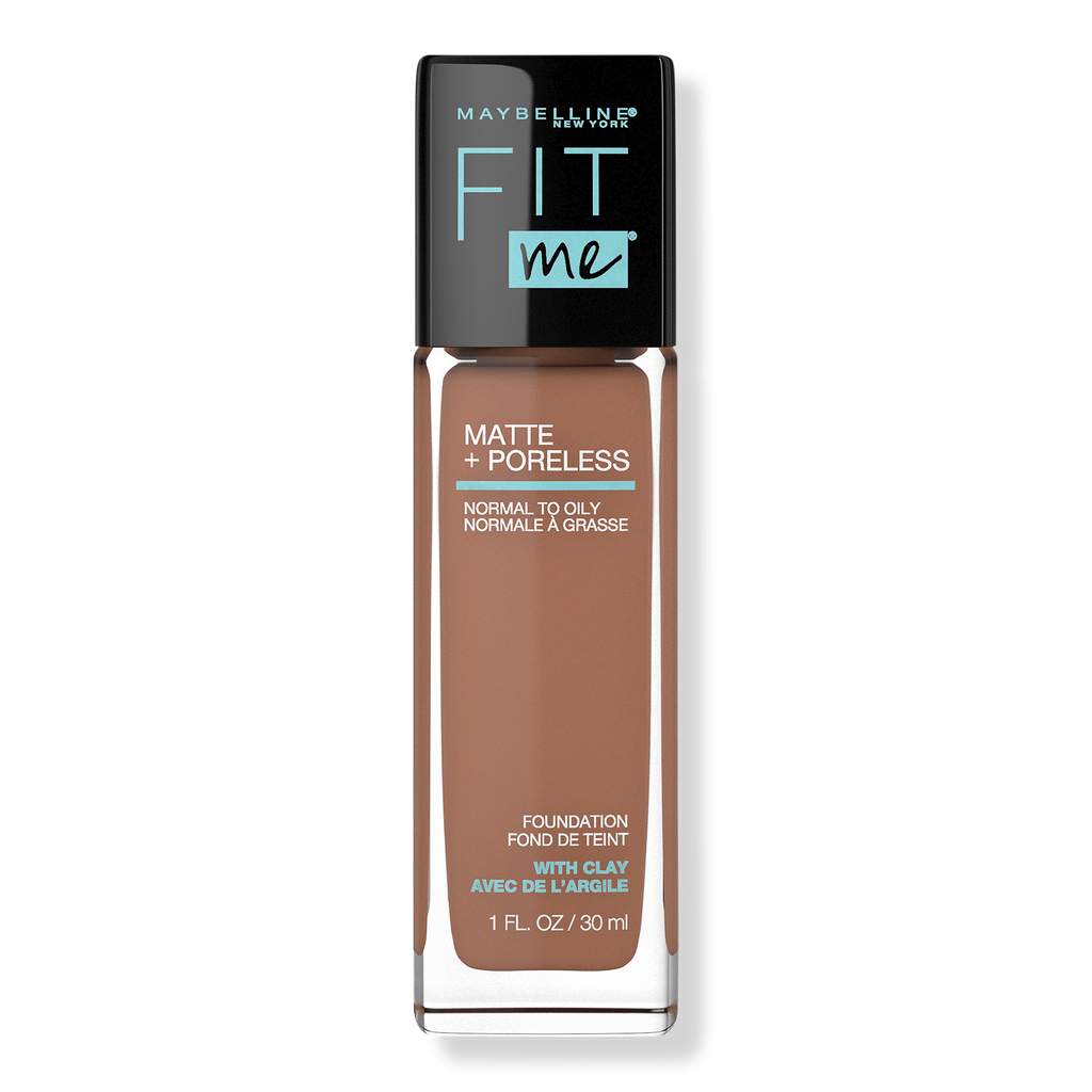 Maybelline Fit Me Matte + Poreless Liquid Foundation, Latte 358, 1 oz