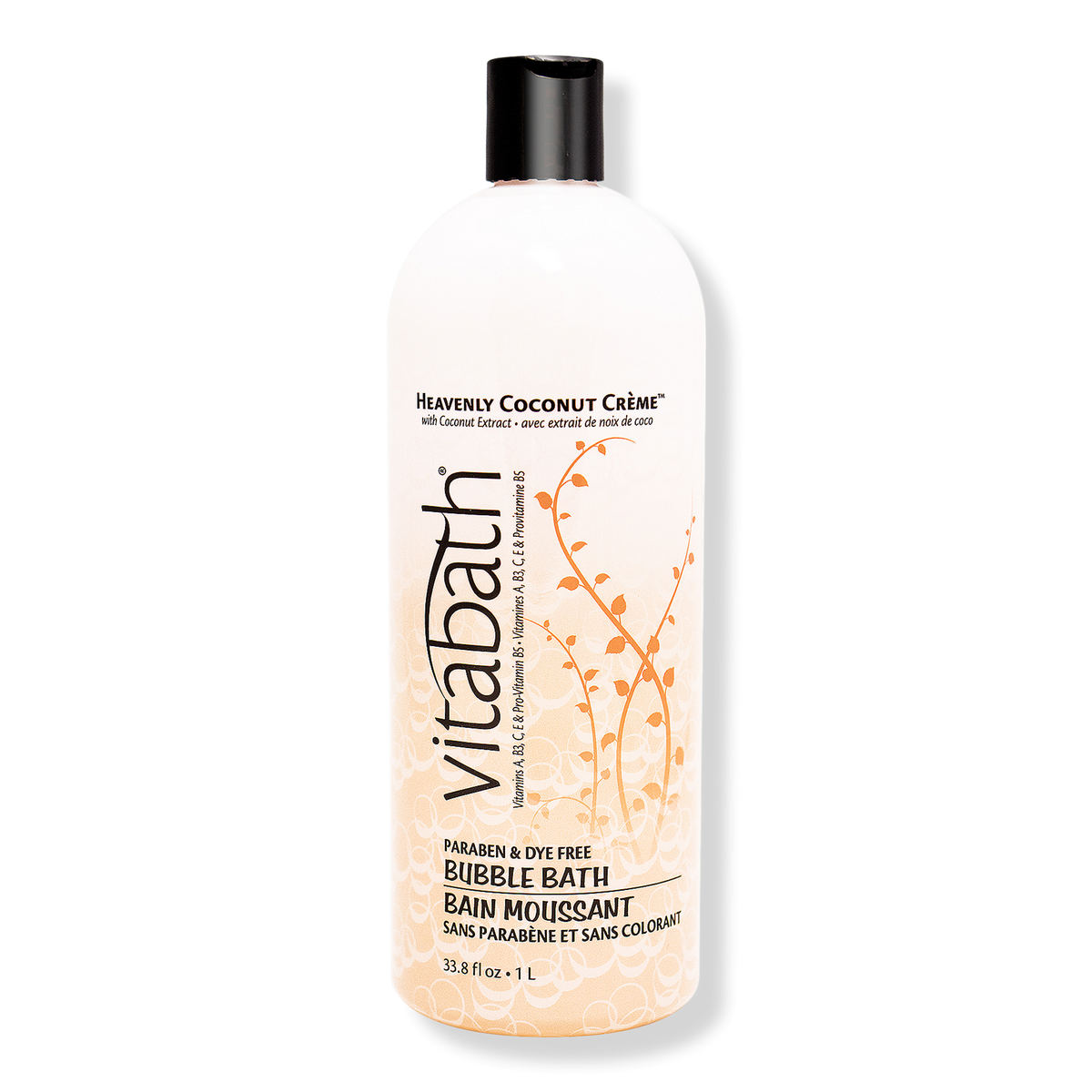 Vitabath Heavenly Coconut Crème Bubble Bath, 33.8 oz