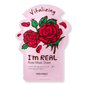 TONYMOLY I'm Real Rose Sheet Mask, 0.71 oz