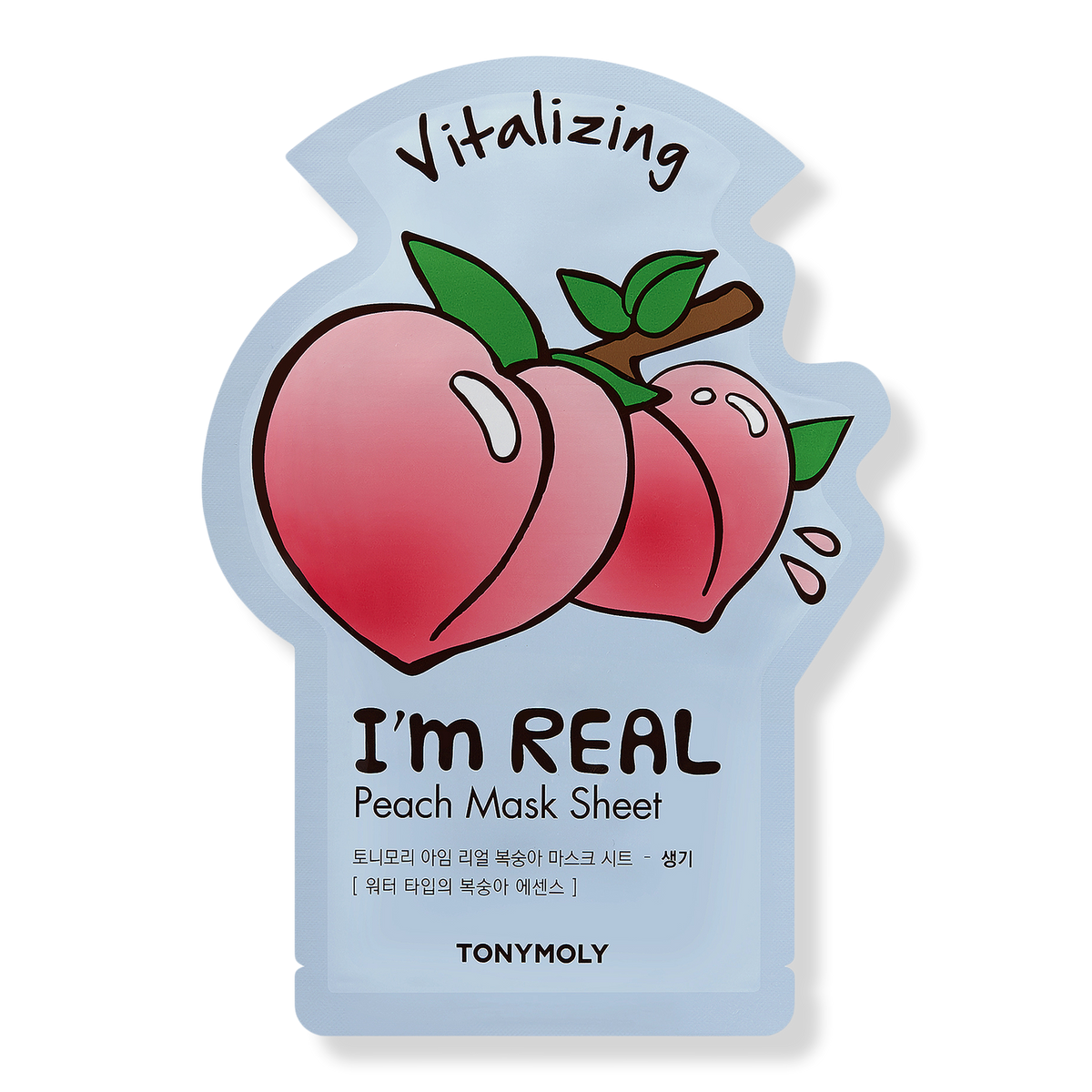 TONYMOLY I'm Real Peach Sheet Mask, 0.70 oz