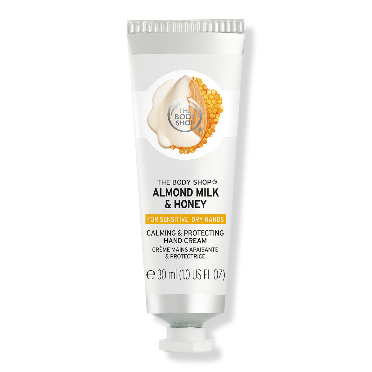 The Body Shop Almond Milk & Honey Calming & Protecting Hand Cream, 1 oz