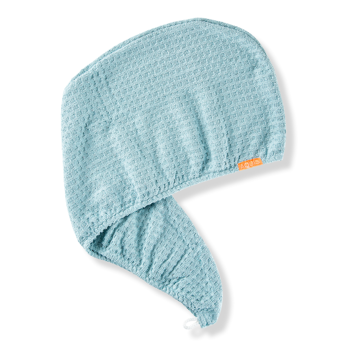 Aquis Rapid Dry Waffle Hair Turban, Dream Boat Blue