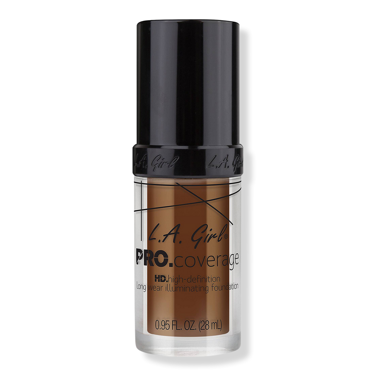 L.A. Girl Pro Coverage Liquid Foundation, Rich Cocoa, 0.95 oz
