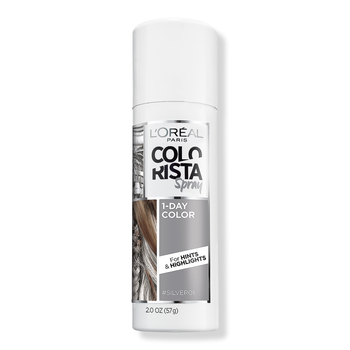 L'Oréal Colorista 1-Day Spray, Silver, 2 oz