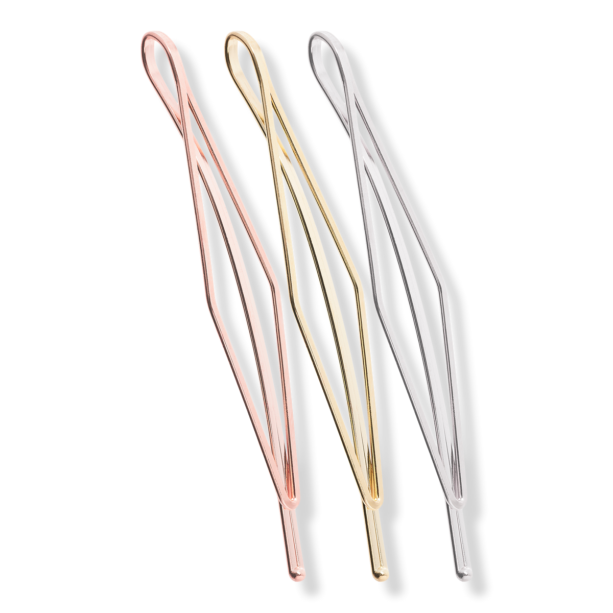 Kitsch Elongated Diamond Bobby Pins, 3 ea