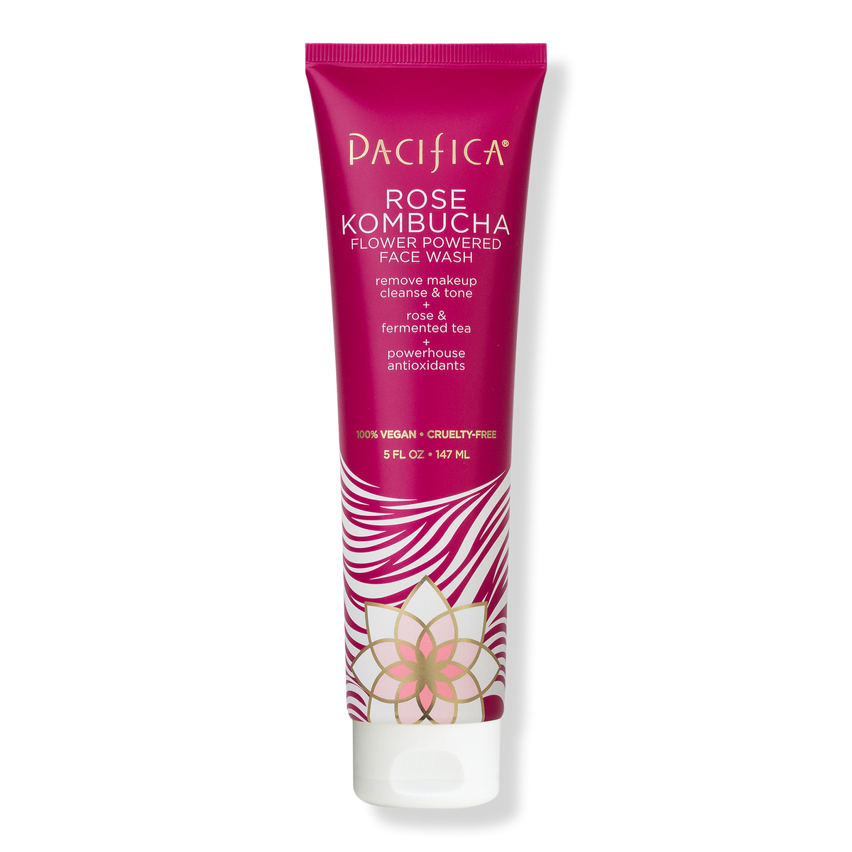 Pacifica Rose Kombucha Flower Powered Gesichtsreinigung, 5 oz