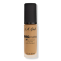 L.A. Girl Pro.Matte Foundation, Medium Beige, 1 oz