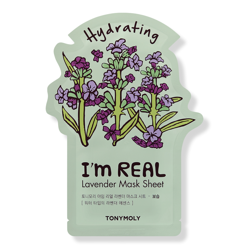 TONYMOLY I'm Real Lavender Sheet Mask, 0.7 oz