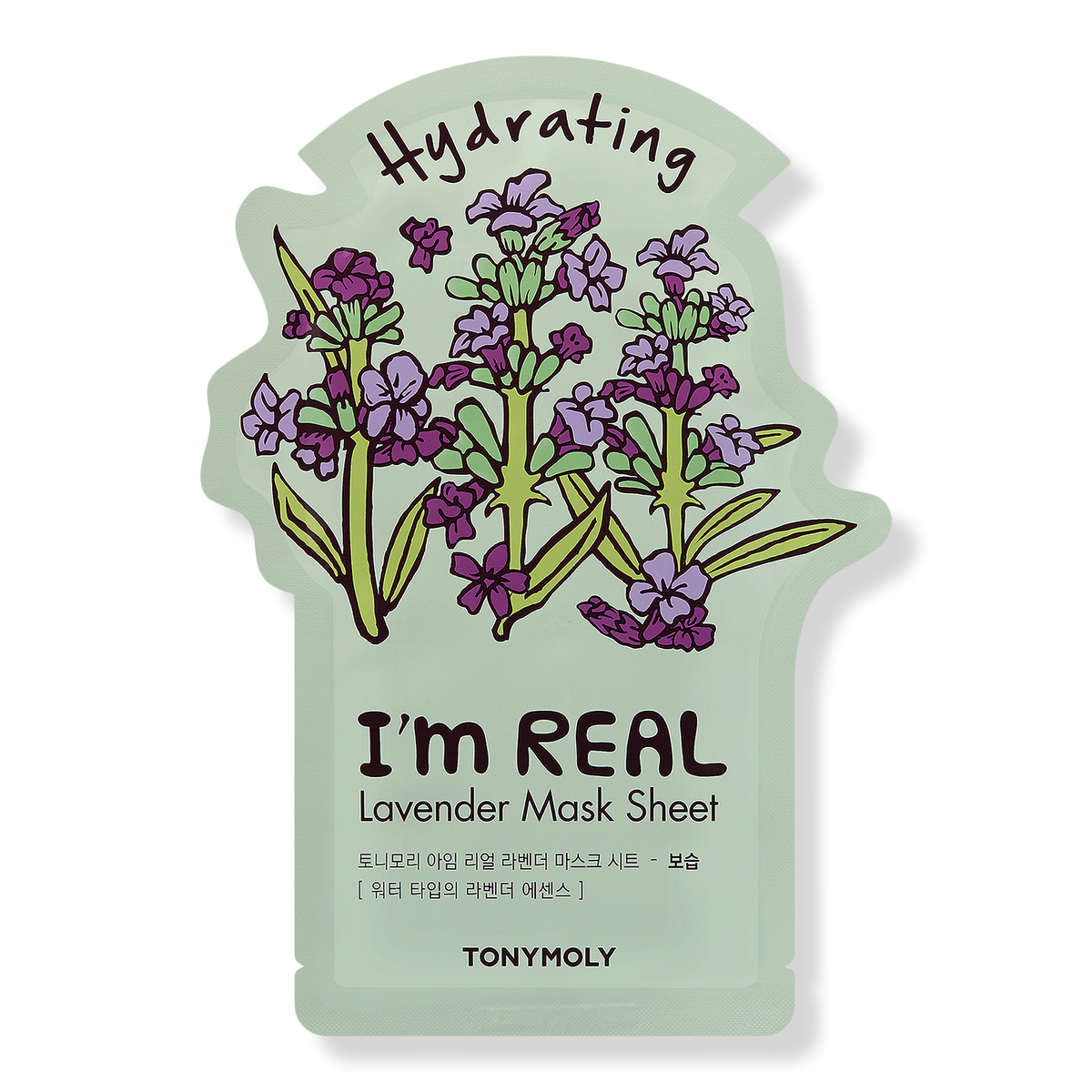 TONYMOLY I'm Real Lavender Sheet Mask, 0.7 oz