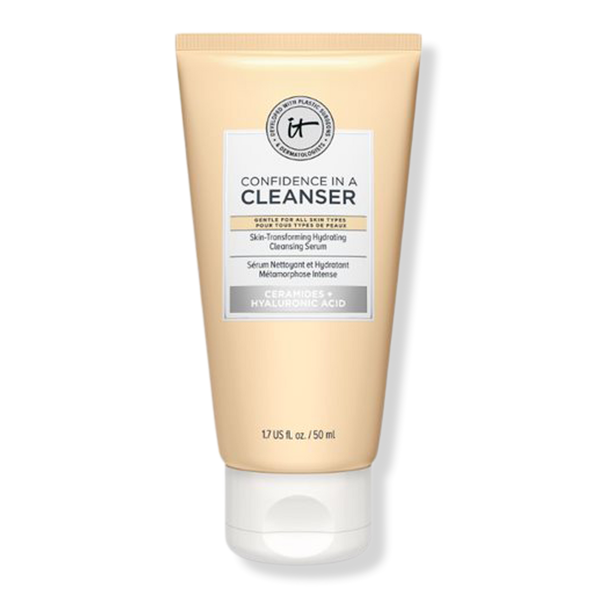 IT Cosmetics Travel Size Confidence in a Cleanser Sanftes Gesichtsreinigungsgel, 1.691 oz