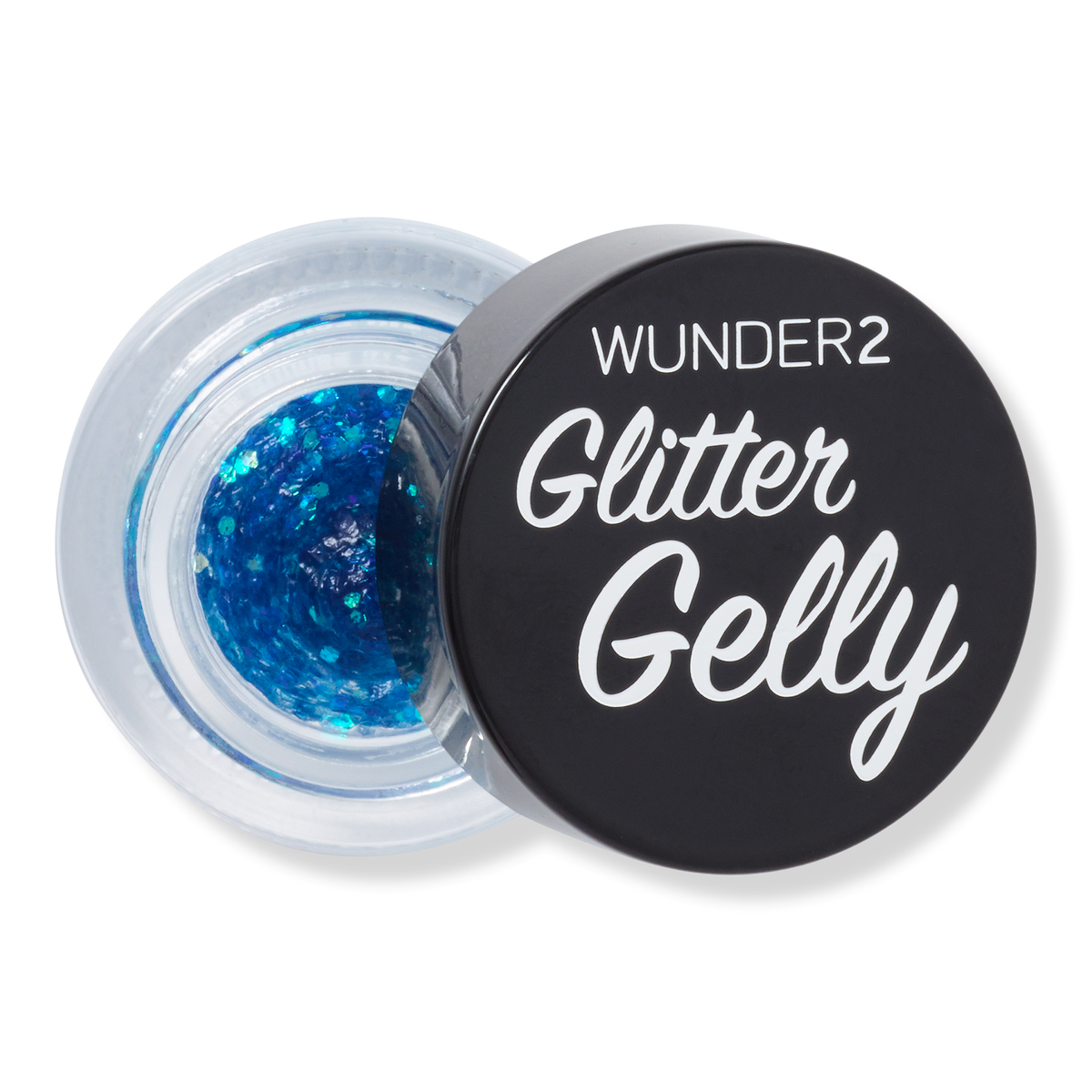 Wunder2 Glitter Gelly, Aquamarine, 0.033 oz