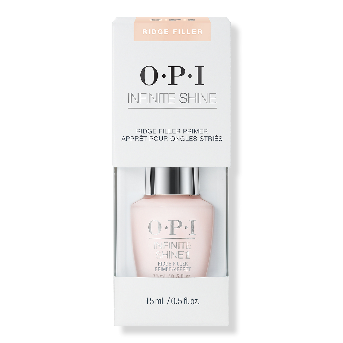 OPI Infinite Shine Ridge Filler Primer 0.5 oz, Nail Smoother Base Coat