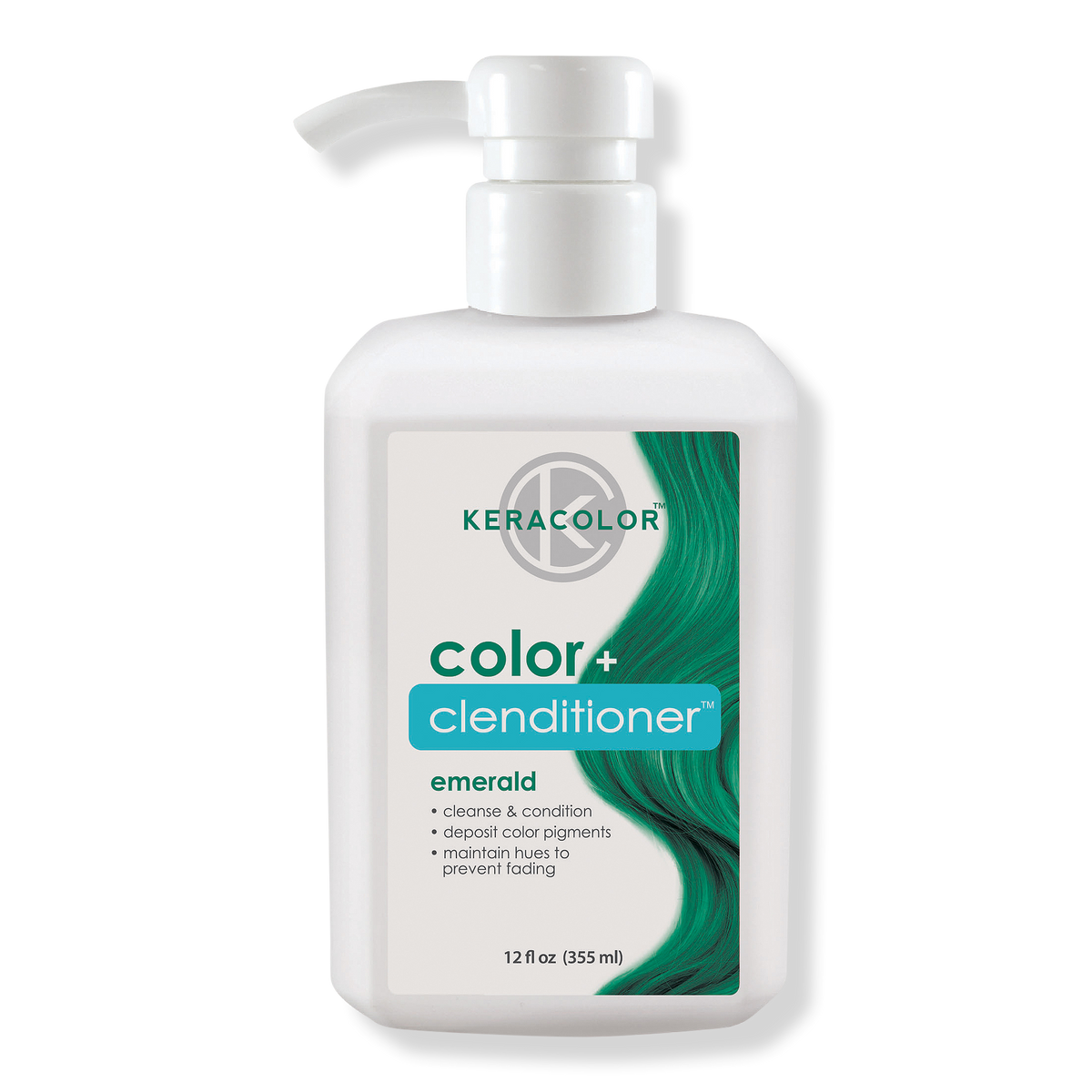 Keracolor Color + Clenditioner Haarfarbe, Emerald, 12 oz