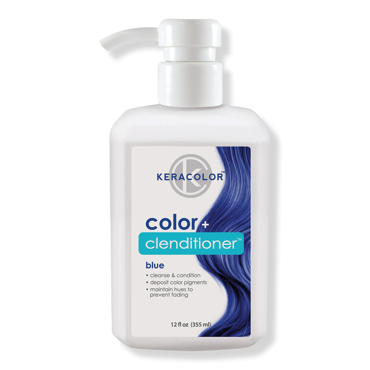 Keracolor Color + Clenditioner Haarfarbe, Blue, 12 oz