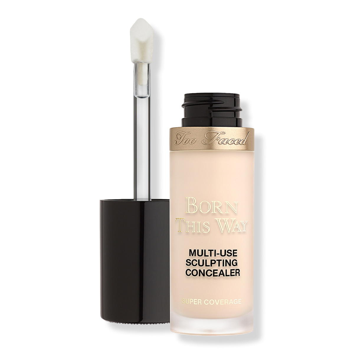 Too Faced Born This Way Super Coverage Multi-Use Sculpting Concealer, Snow, 0.5 oz