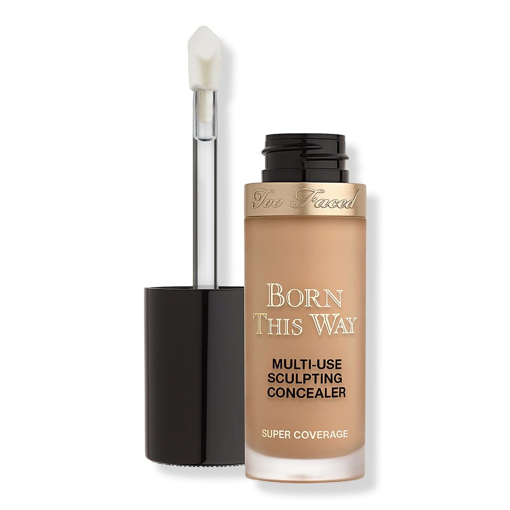Too Faced Born This Way Super Coverage Multi-Use Sculpting Concealer, Honey, 0.5 oz