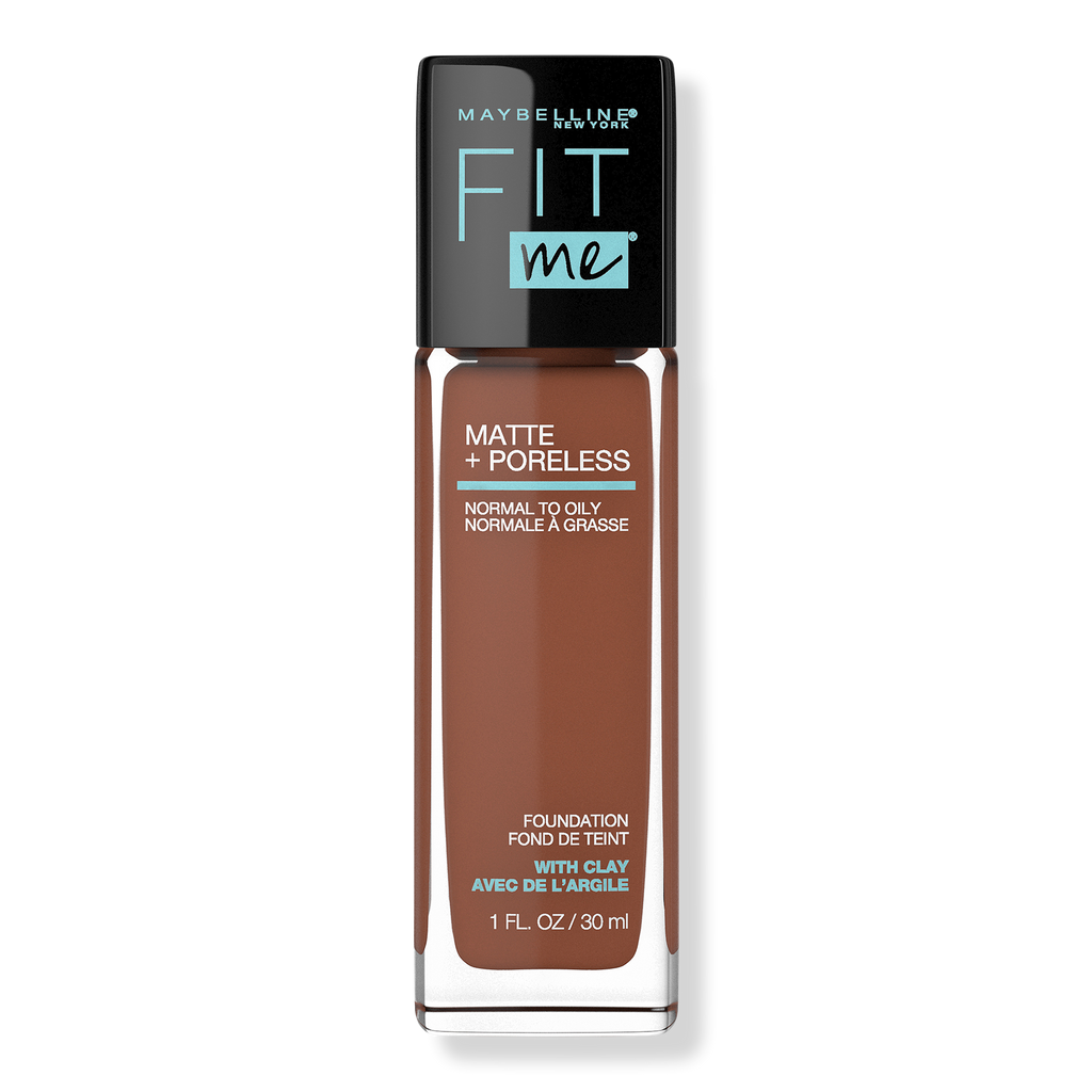 Maybelline Fit Me Matte + Poreless Liquid Foundation, Nutmeg 365, 1 oz