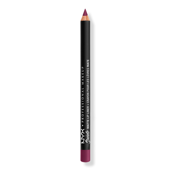 NYX Professional Makeup Suede Matte Velvet Vegan Lip Liner, Girl, Bye, 0.03 oz