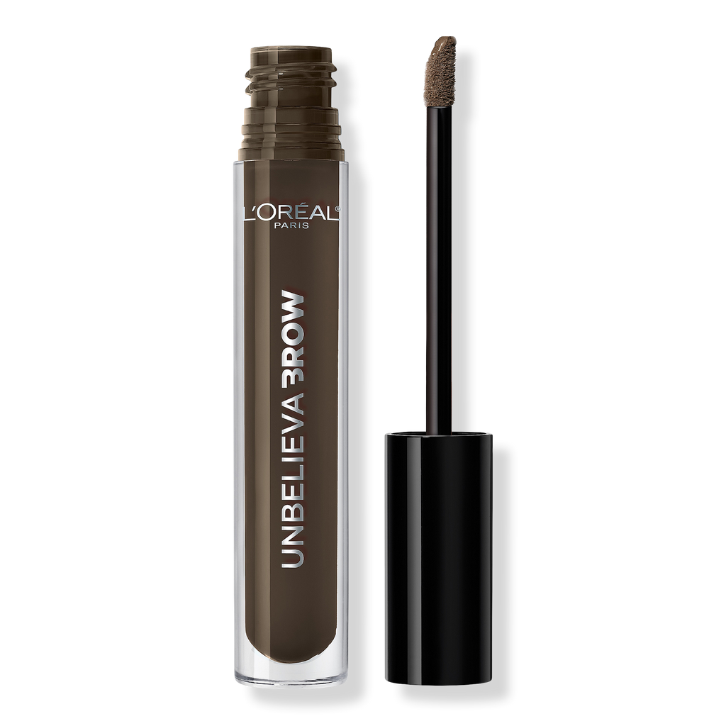 L'Oréal Unbelieva-Brow Longwear Brow Gel, Dark Brunette, 0.15 oz