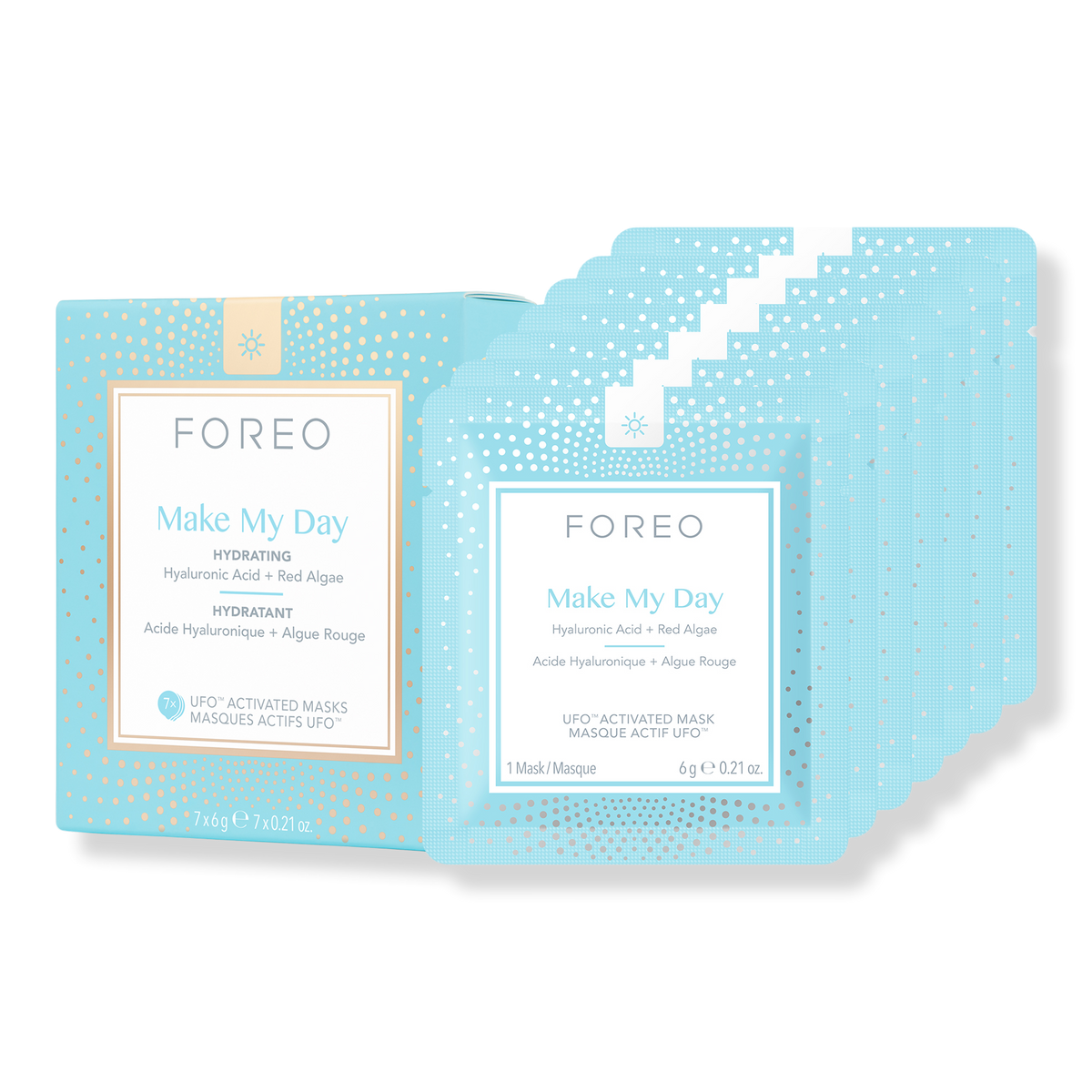 Foreo UFO Mask: Make My Day Gesichtsmaske, 7 Stk.