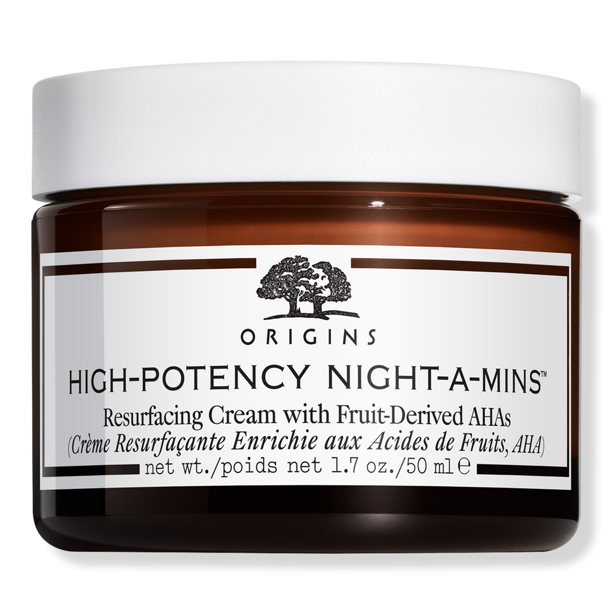Origins High-Potency Night-A-Mins Erneuernde Nachtcreme mit AHAs aus Früchten, 1.7 oz