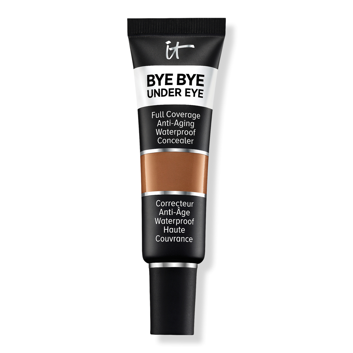 IT Cosmetics Bye Bye Under Eye Full Coverage Anti-Aging wasserfester Concealer, 43.0 Deep Honey, 0.4 oz