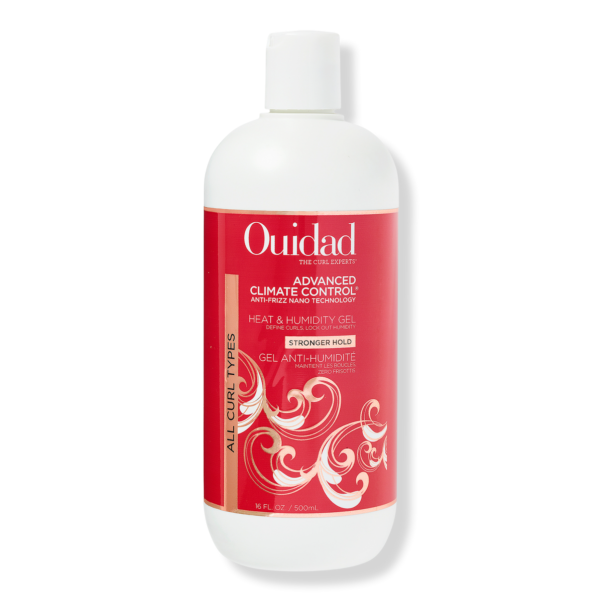 Ouidad Advanced Climate Control Heat and Humidity Stronger Hold Gel, 16 oz