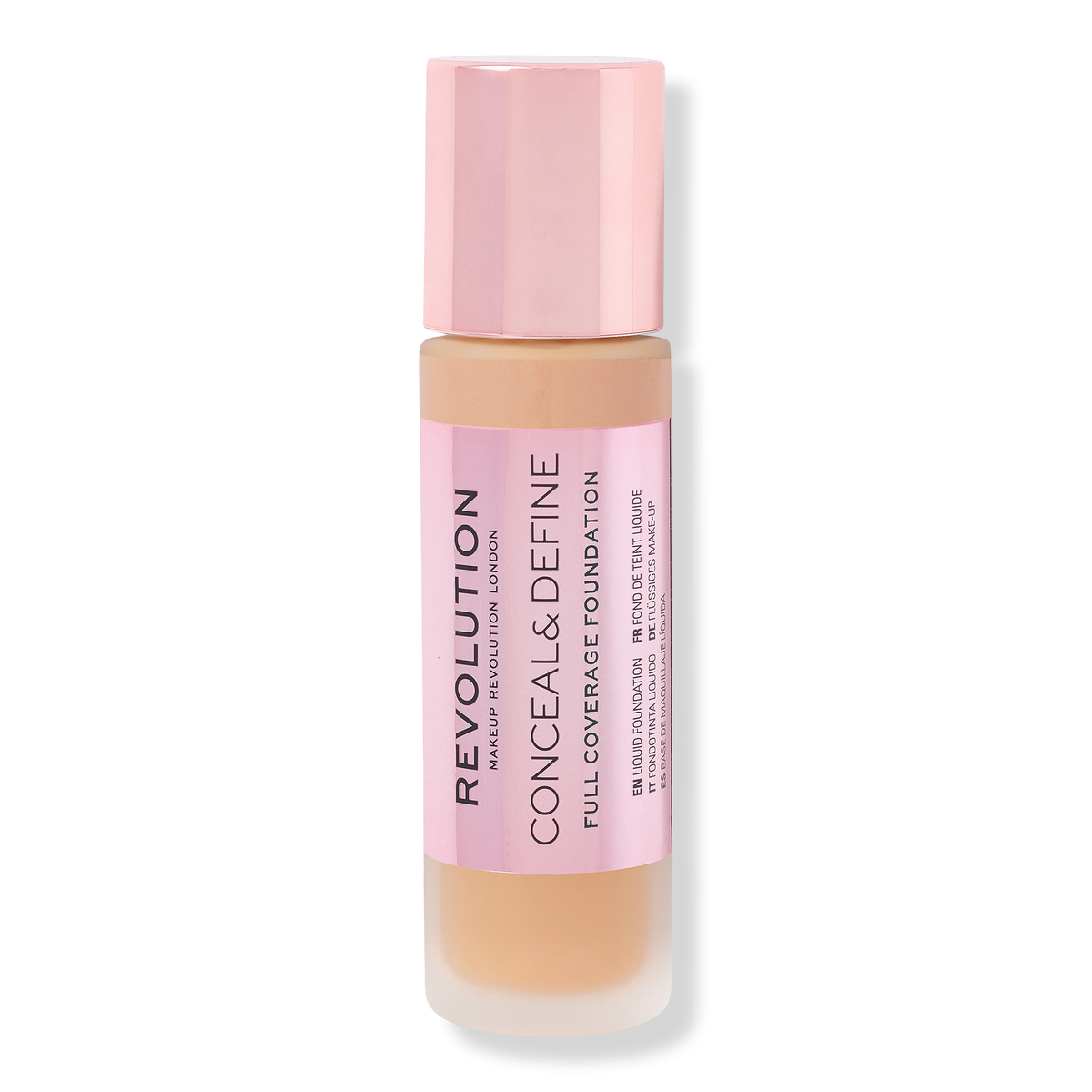 Makeup Revolution Conceal & Define Full Coverage Foundation, F12, 0.8 oz