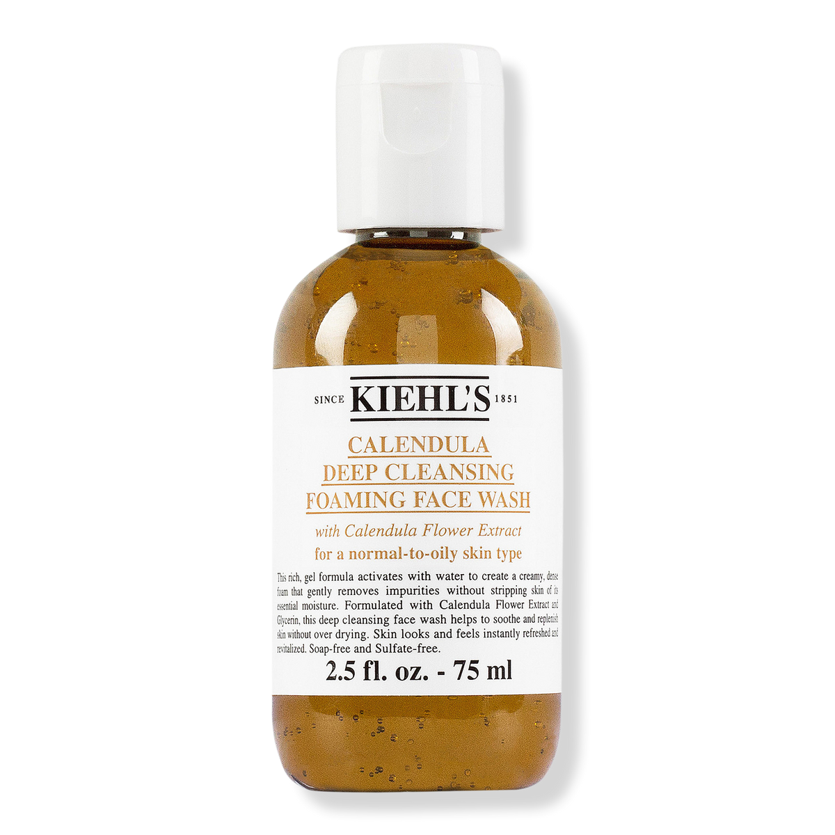 Kiehl's Since 1851 Travel Size Calendula Deep Cleansing Foaming Face Wash Gesichtsreinigung, 2.5 oz