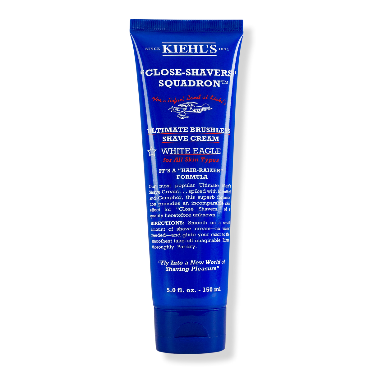Kiehl's Since 1851 Ultimate Brushless Shave Cream, White Eagle, 5 oz
