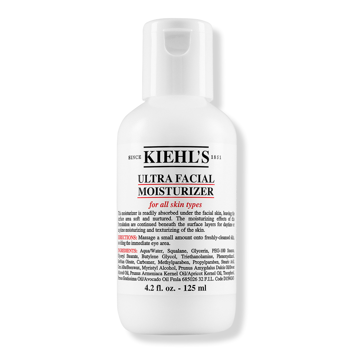 Kiehl's Since 1851 Ultra Facial Moisturizer, 4.2 oz