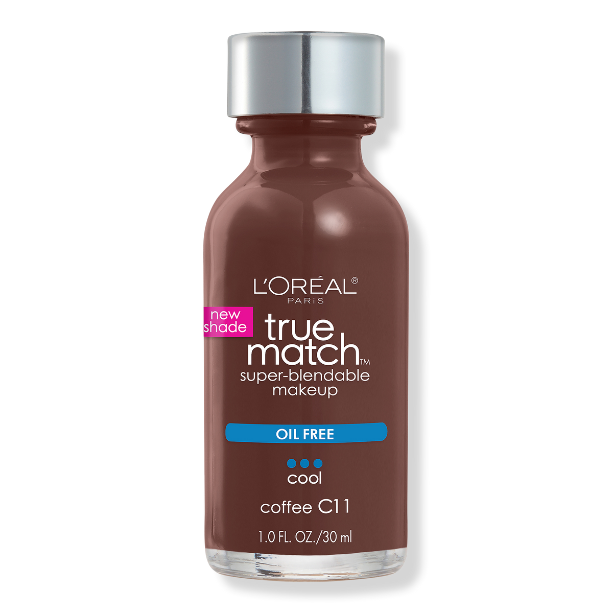 L'Oréal True Match Super-Blendable Foundation Make-up, C11 Coffee, 1 oz