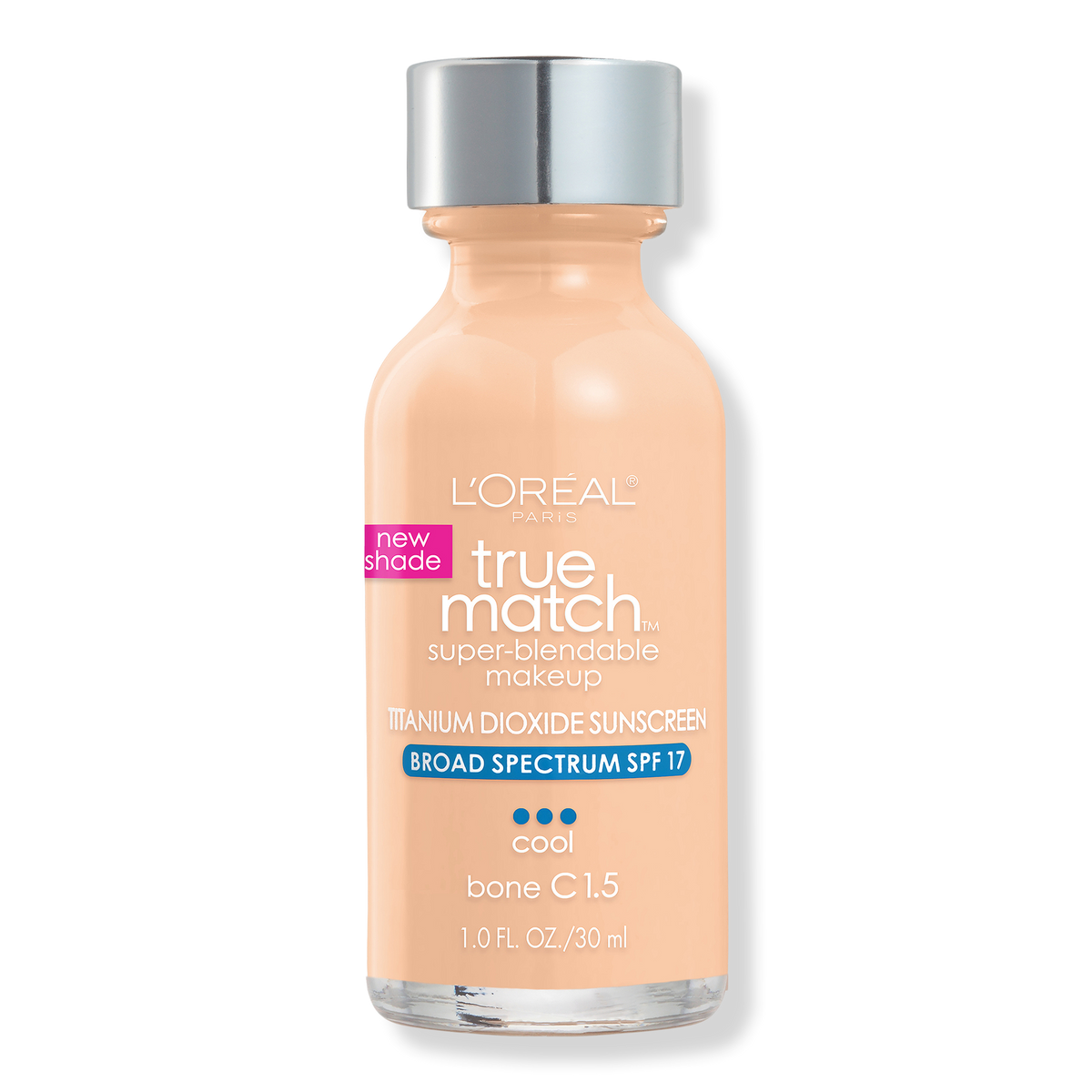 L'Oréal True Match Super-Blendable Foundation Make-up, C1.5 Bone, 1 oz