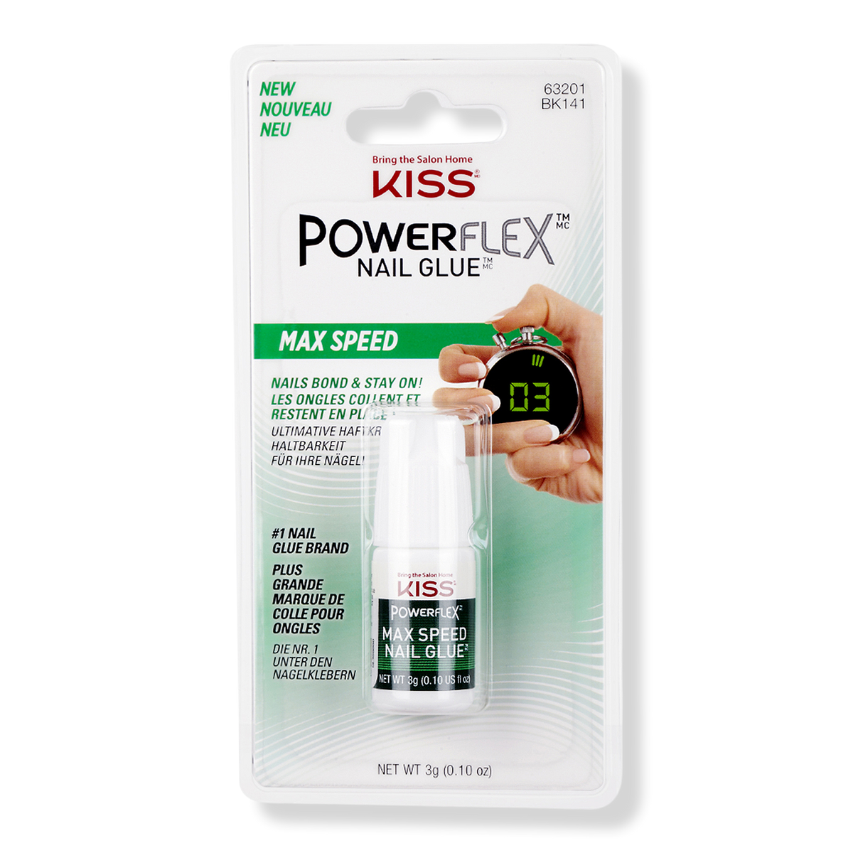 Kiss PowerFlex Max Speed Nagelkleber, 0.10 oz