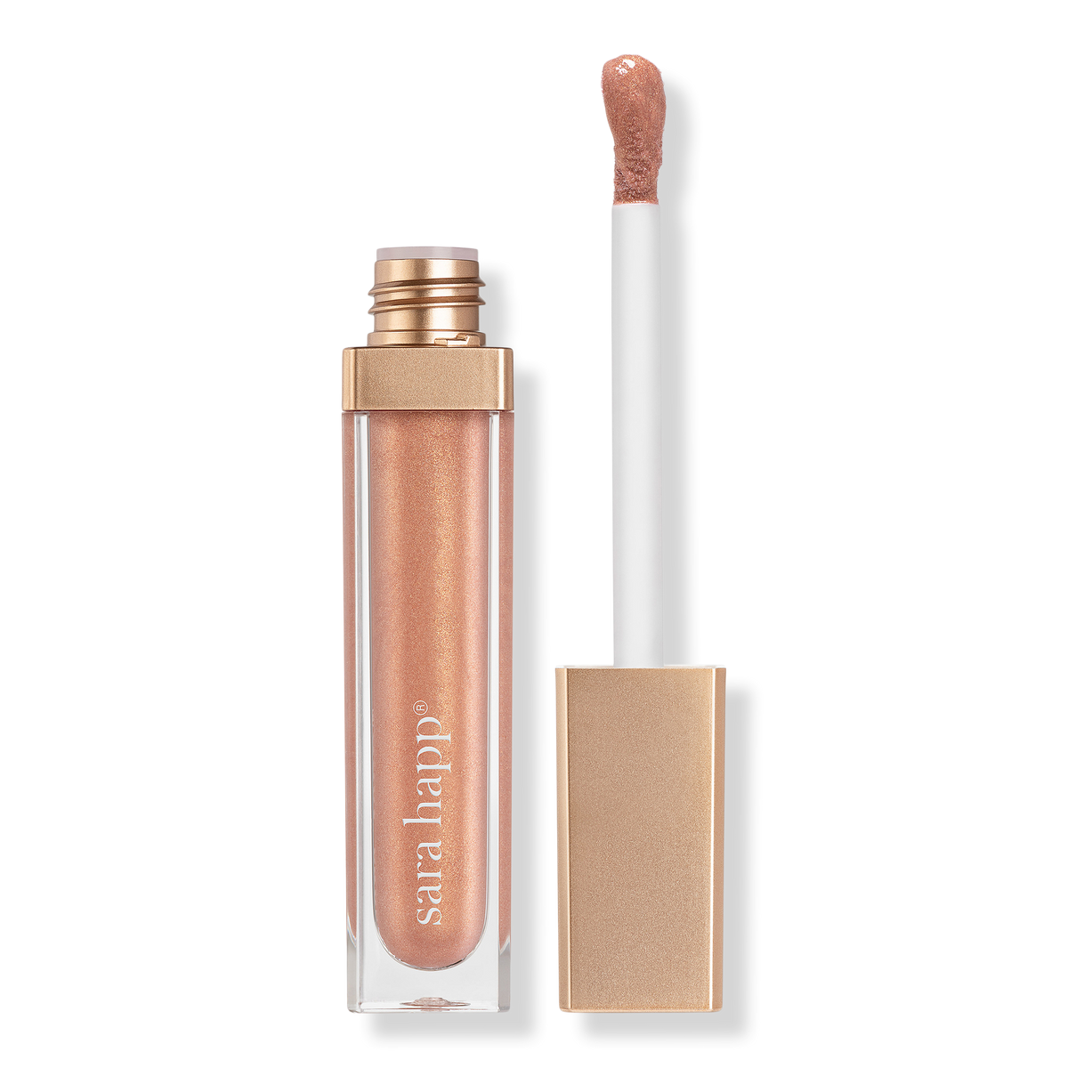 Sara Happ The Lip Slip One Luxe Gloss, Rose gold Slip, 0.21 oz