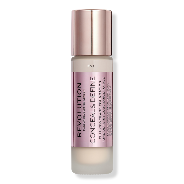Makeup Revolution Conceal & Define Full Coverage Foundation, F0.1, 0.8 oz
